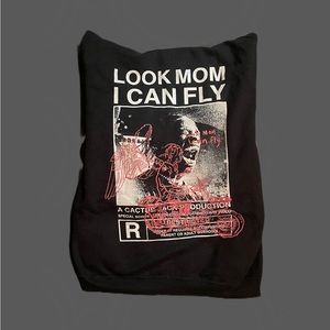 Look Mom I Can Fly Sweater, Size L fits like an M